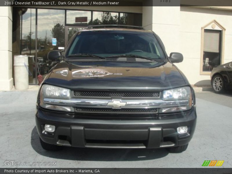 Dark Gray Metallic / Medium Pewter 2003 Chevrolet TrailBlazer LT