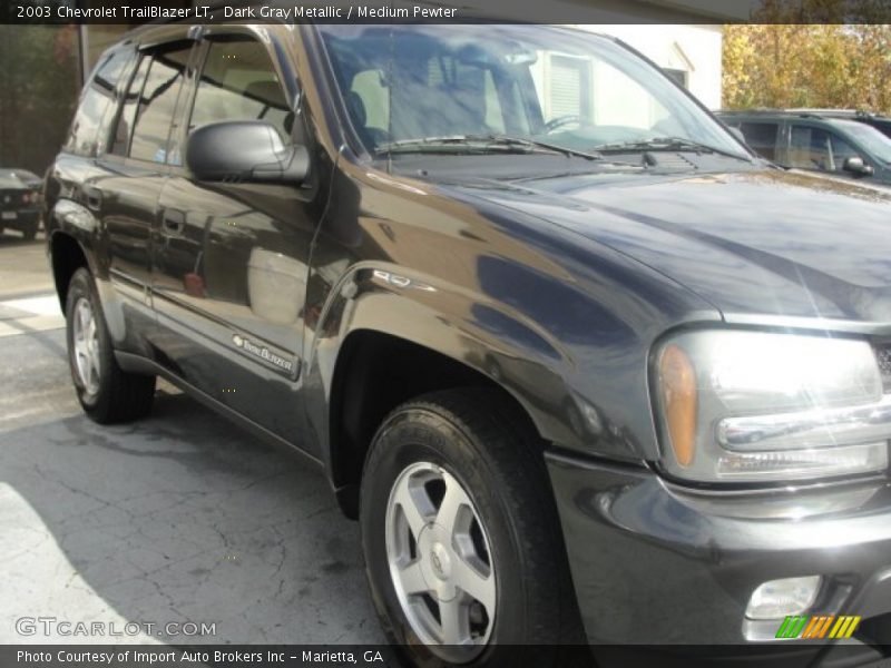 Dark Gray Metallic / Medium Pewter 2003 Chevrolet TrailBlazer LT