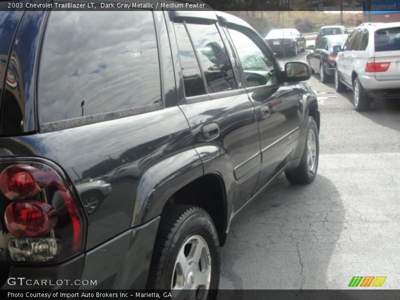Dark Gray Metallic / Medium Pewter 2003 Chevrolet TrailBlazer LT