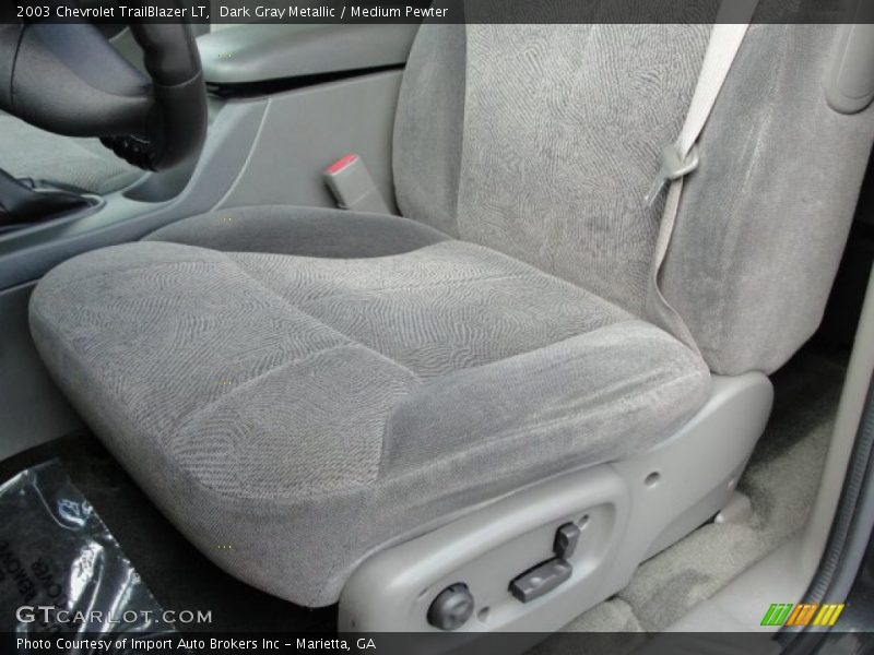 Dark Gray Metallic / Medium Pewter 2003 Chevrolet TrailBlazer LT