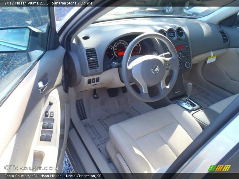  2012 Altima 2.5 S Blonde Interior