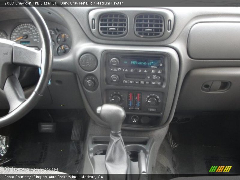 Dark Gray Metallic / Medium Pewter 2003 Chevrolet TrailBlazer LT