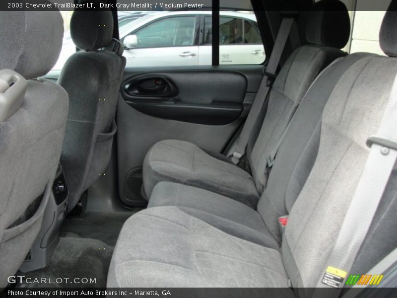 Dark Gray Metallic / Medium Pewter 2003 Chevrolet TrailBlazer LT