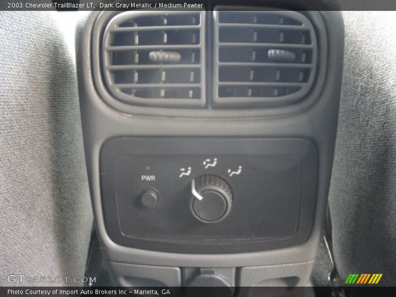 Dark Gray Metallic / Medium Pewter 2003 Chevrolet TrailBlazer LT