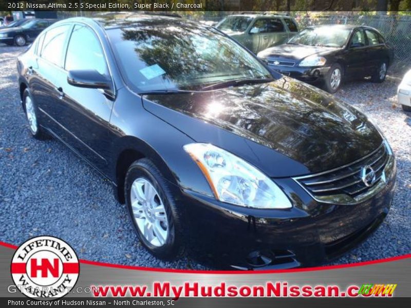 Super Black / Charcoal 2012 Nissan Altima 2.5 S Special Edition