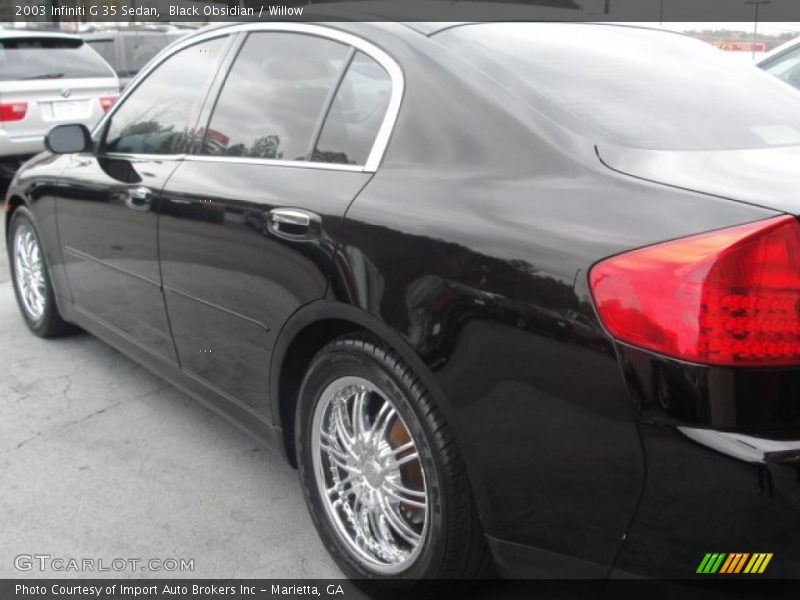 Black Obsidian / Willow 2003 Infiniti G 35 Sedan