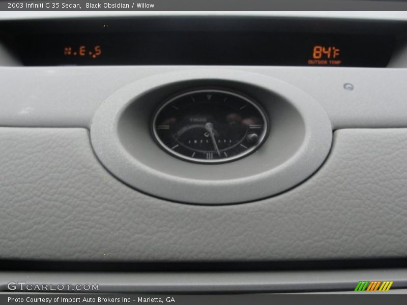 Black Obsidian / Willow 2003 Infiniti G 35 Sedan