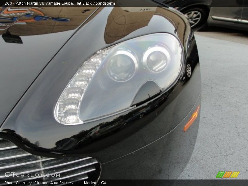 Jet Black / Sandstorm 2007 Aston Martin V8 Vantage Coupe