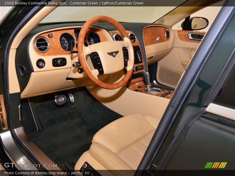  2009 Continental Flying Spur  Saffron/Cumbrian Green Interior