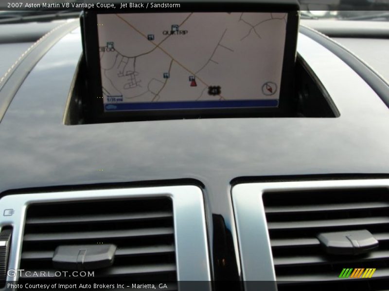 Jet Black / Sandstorm 2007 Aston Martin V8 Vantage Coupe