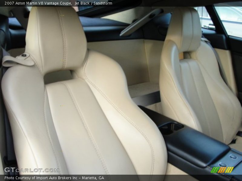  2007 V8 Vantage Coupe Sandstorm Interior