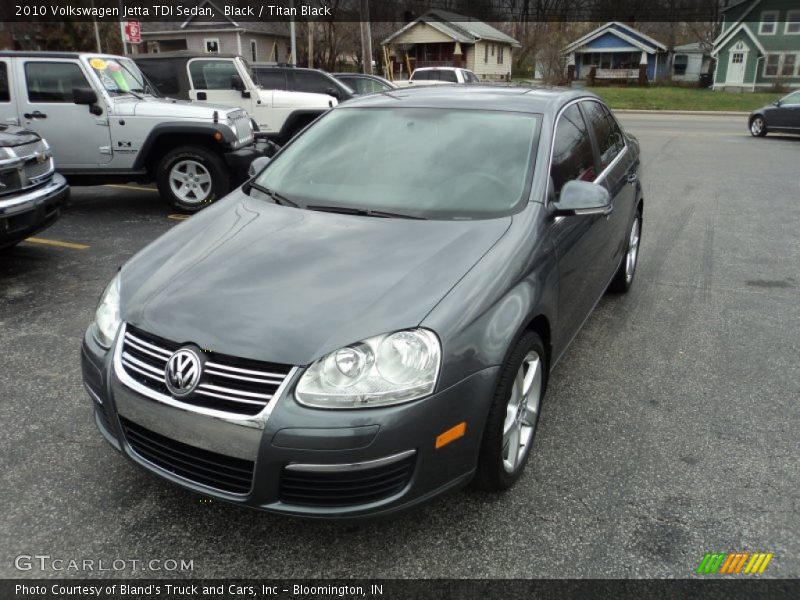Black / Titan Black 2010 Volkswagen Jetta TDI Sedan