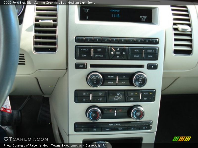 Sterling Grey Metallic / Medium Light Stone 2010 Ford Flex SEL