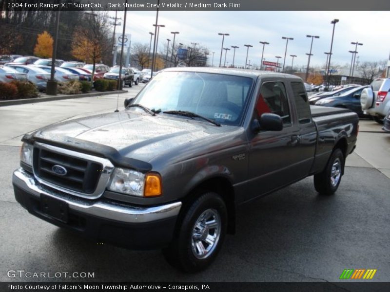 Dark Shadow Grey Metallic / Medium Dark Flint 2004 Ford Ranger XLT SuperCab