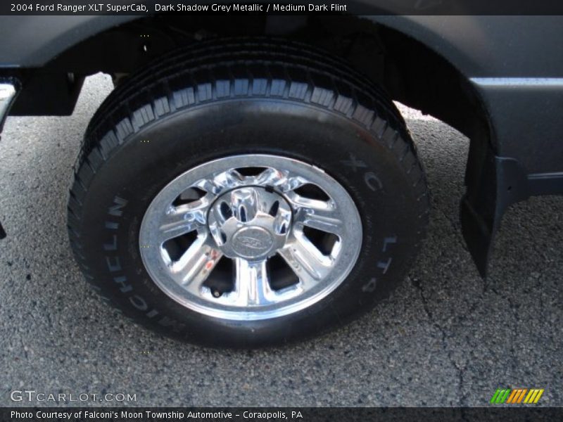 Dark Shadow Grey Metallic / Medium Dark Flint 2004 Ford Ranger XLT SuperCab