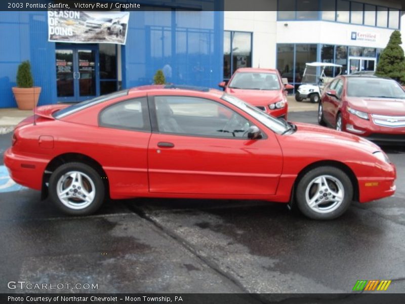 Victory Red / Graphite 2003 Pontiac Sunfire