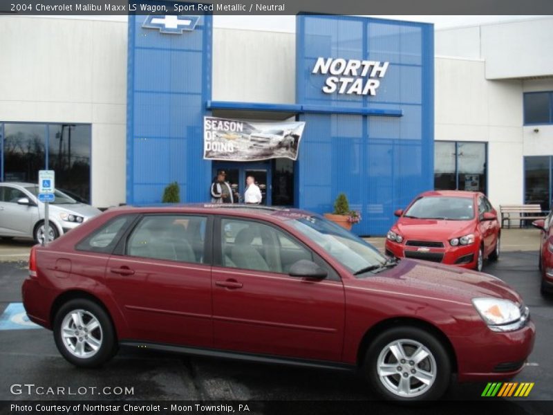 Sport Red Metallic / Neutral 2004 Chevrolet Malibu Maxx LS Wagon