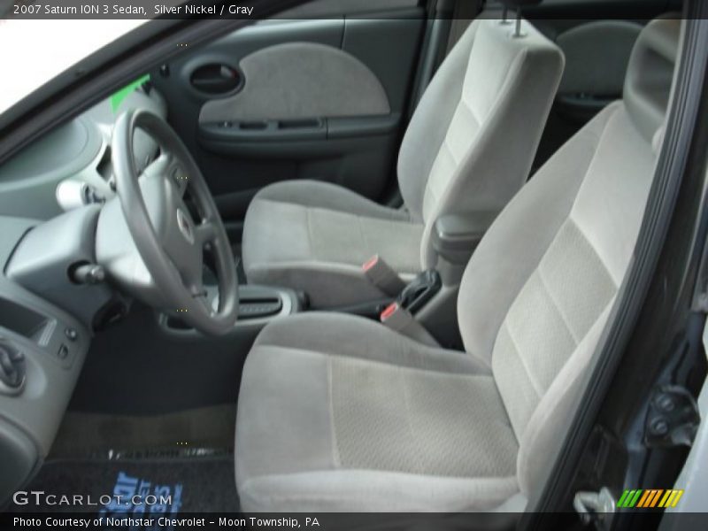 Silver Nickel / Gray 2007 Saturn ION 3 Sedan
