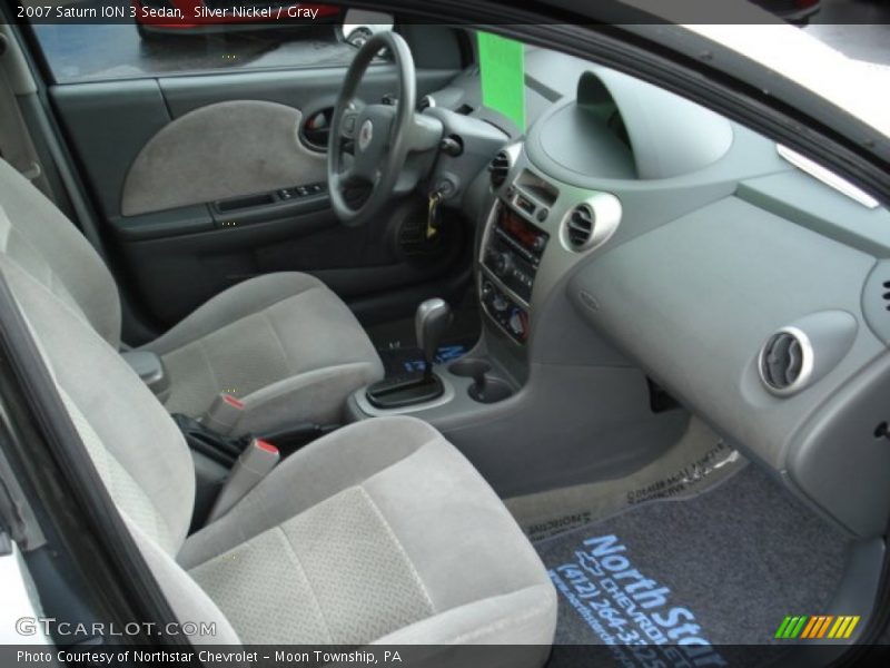 Silver Nickel / Gray 2007 Saturn ION 3 Sedan