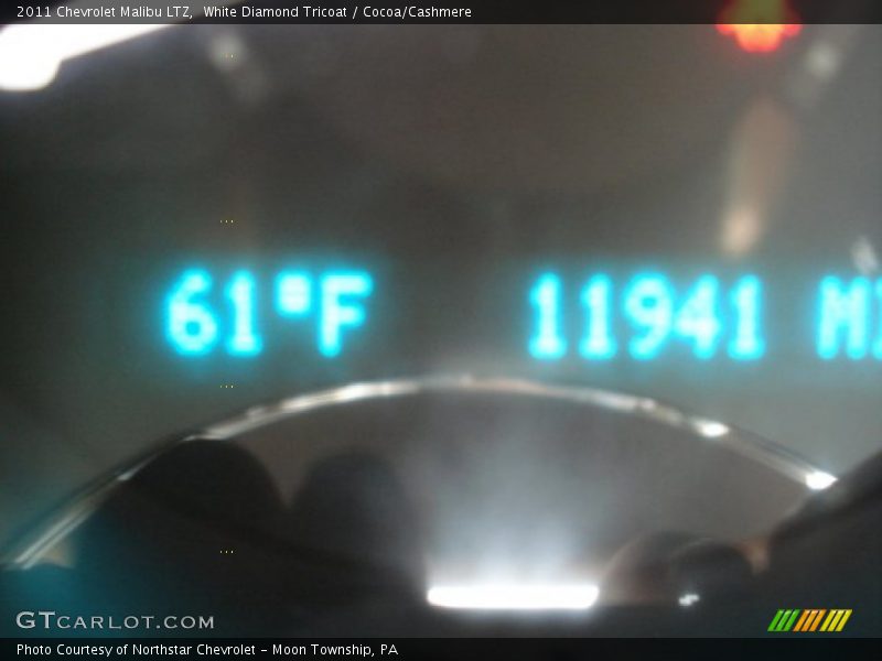 White Diamond Tricoat / Cocoa/Cashmere 2011 Chevrolet Malibu LTZ