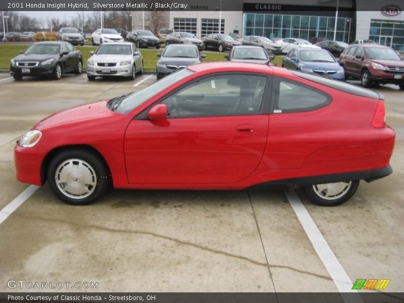 Silverstone Metallic / Black/Gray 2001 Honda Insight Hybrid