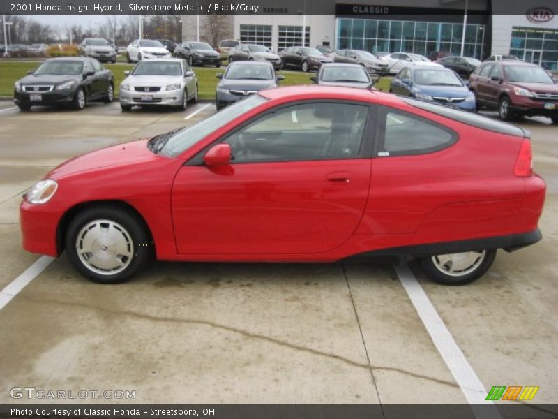 Silverstone Metallic / Black/Gray 2001 Honda Insight Hybrid