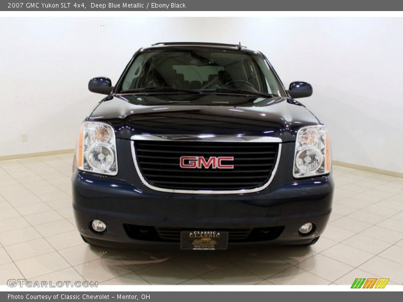 Deep Blue Metallic / Ebony Black 2007 GMC Yukon SLT 4x4