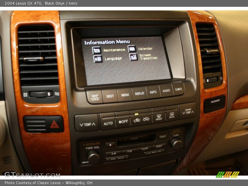 Black Onyx / Ivory 2004 Lexus GX 470