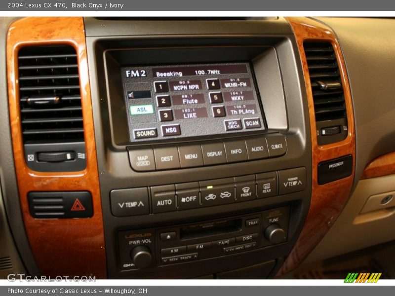 Black Onyx / Ivory 2004 Lexus GX 470