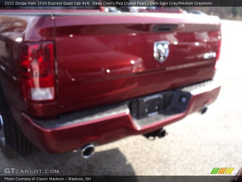 Deep Cherry Red Crystal Pearl / Dark Slate Gray/Medium Graystone 2012 Dodge Ram 1500 Express Quad Cab 4x4