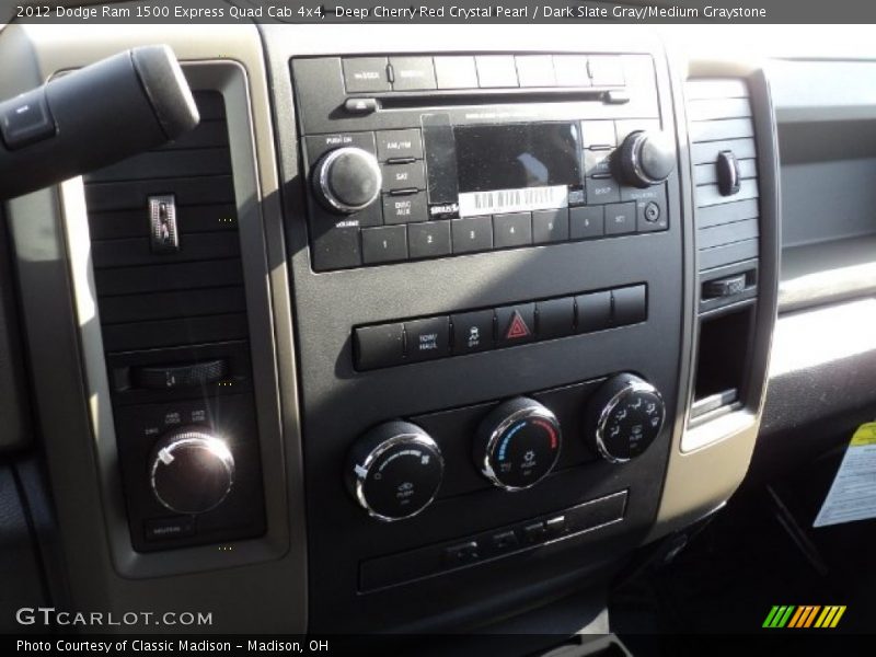 Deep Cherry Red Crystal Pearl / Dark Slate Gray/Medium Graystone 2012 Dodge Ram 1500 Express Quad Cab 4x4