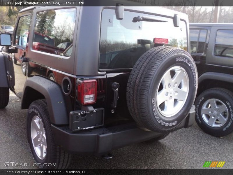Black / Black 2012 Jeep Wrangler Sport S 4x4