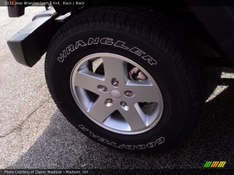 Black / Black 2012 Jeep Wrangler Sport S 4x4