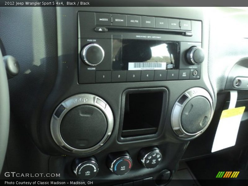 Black / Black 2012 Jeep Wrangler Sport S 4x4