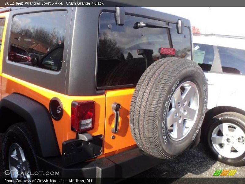Crush Orange / Black 2012 Jeep Wrangler Sport S 4x4