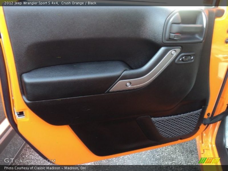 Crush Orange / Black 2012 Jeep Wrangler Sport S 4x4