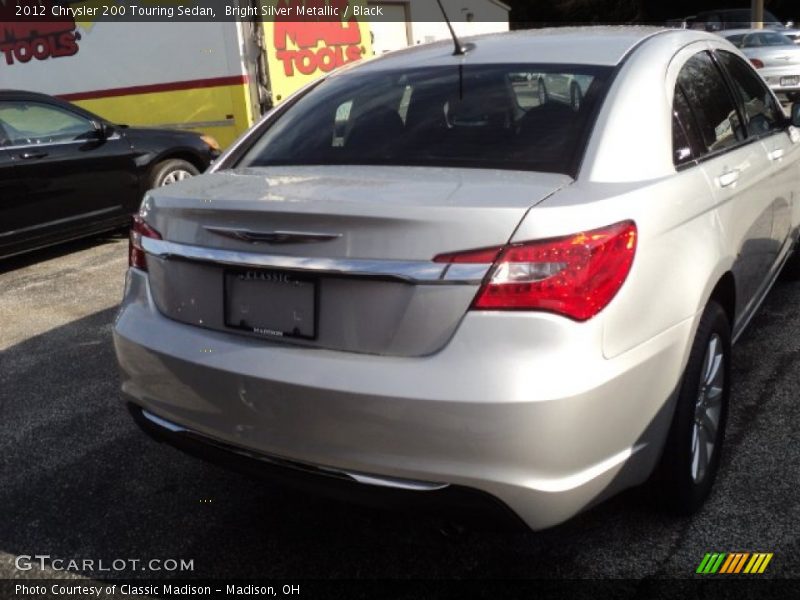 Bright Silver Metallic / Black 2012 Chrysler 200 Touring Sedan