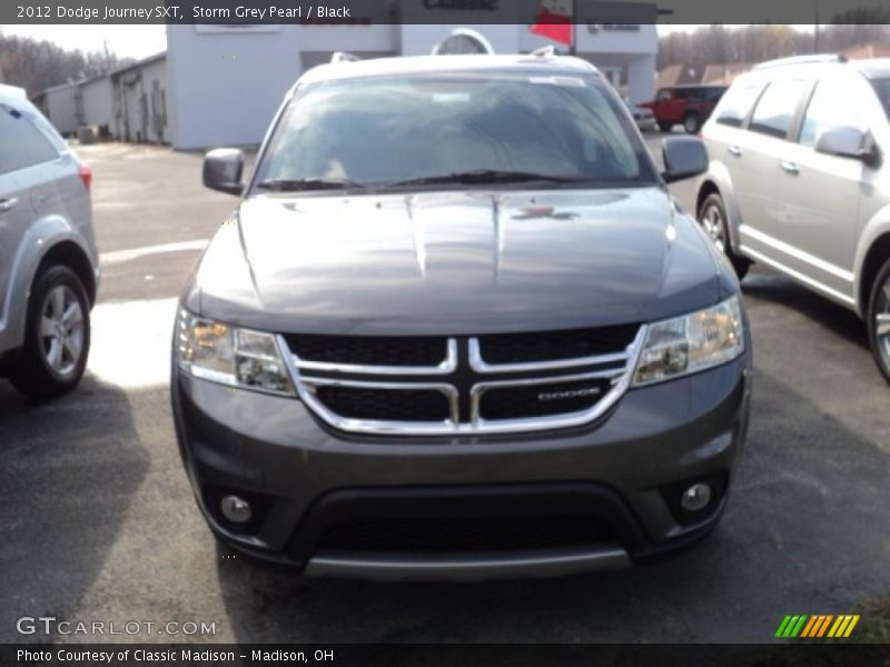 Storm Grey Pearl / Black 2012 Dodge Journey SXT