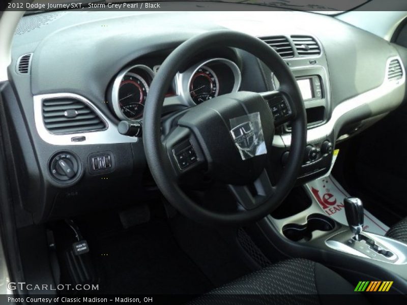 Storm Grey Pearl / Black 2012 Dodge Journey SXT