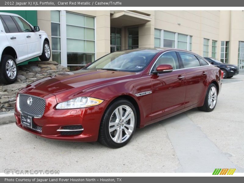 Claret Red Metallic / Cashew/Truffle 2012 Jaguar XJ XJL Portfolio