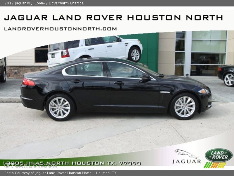 Ebony / Dove/Warm Charcoal 2012 Jaguar XF