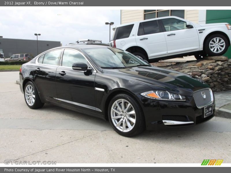 Ebony / Dove/Warm Charcoal 2012 Jaguar XF