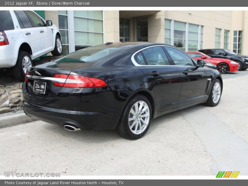 Ebony / Dove/Warm Charcoal 2012 Jaguar XF