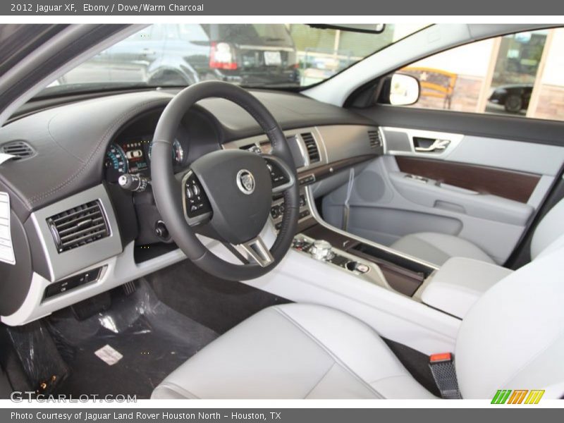 Ebony / Dove/Warm Charcoal 2012 Jaguar XF