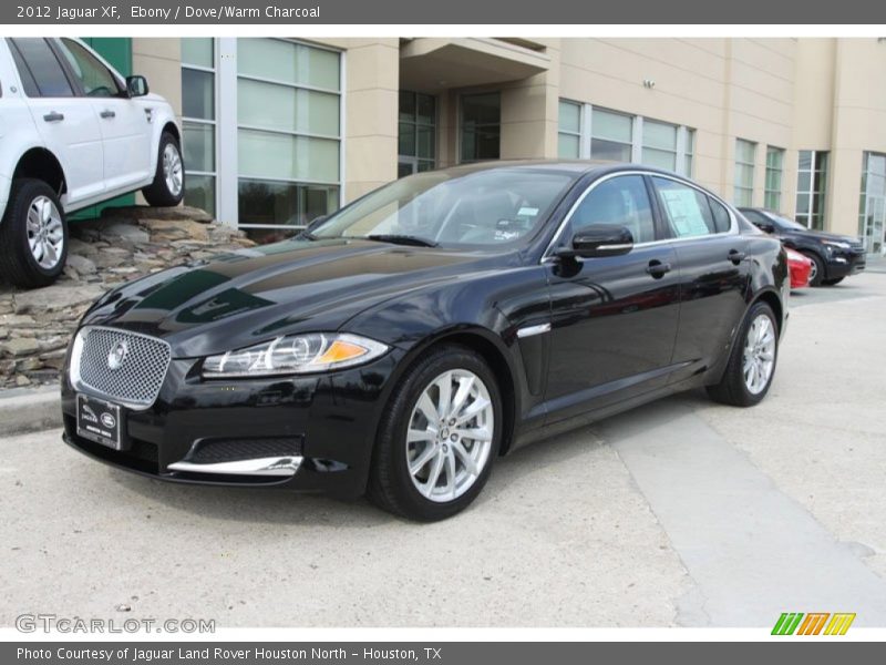 Ebony / Dove/Warm Charcoal 2012 Jaguar XF