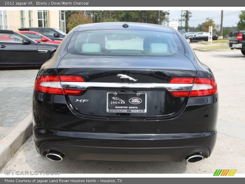 Ebony / Dove/Warm Charcoal 2012 Jaguar XF