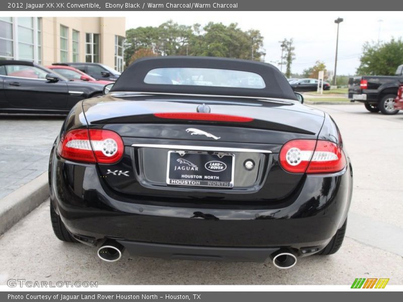 Ebony Black / Warm Charcoal/Warm Charcoal 2012 Jaguar XK XK Convertible