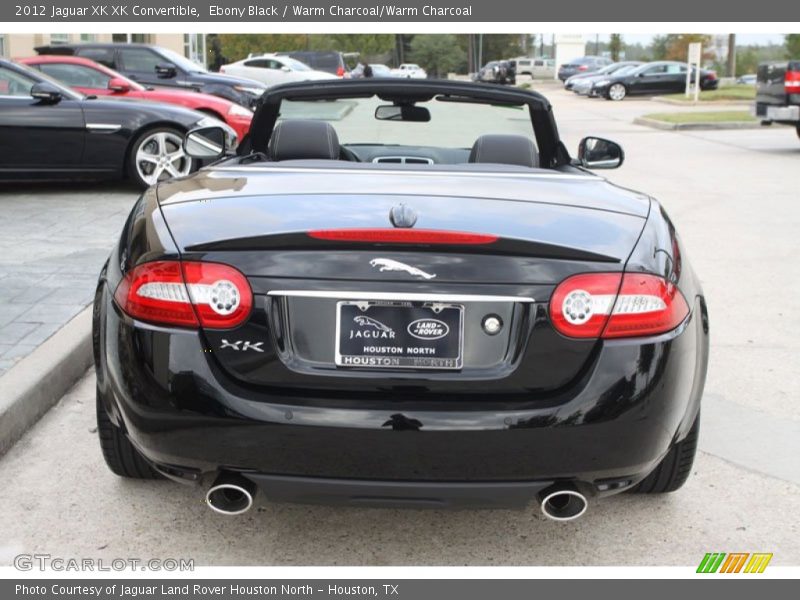 Ebony Black / Warm Charcoal/Warm Charcoal 2012 Jaguar XK XK Convertible