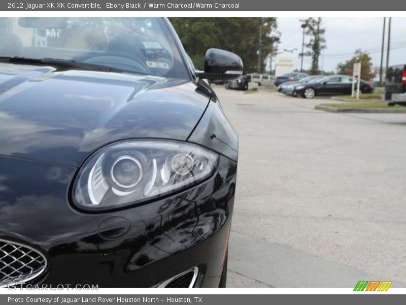 Ebony Black / Warm Charcoal/Warm Charcoal 2012 Jaguar XK XK Convertible