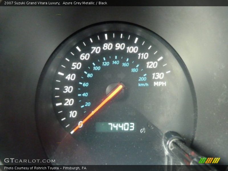 Azure Grey Metallic / Black 2007 Suzuki Grand Vitara Luxury